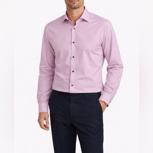 Kenneth Cole Reaction Men Slim Fit Dress Shirt size 17(36-37)